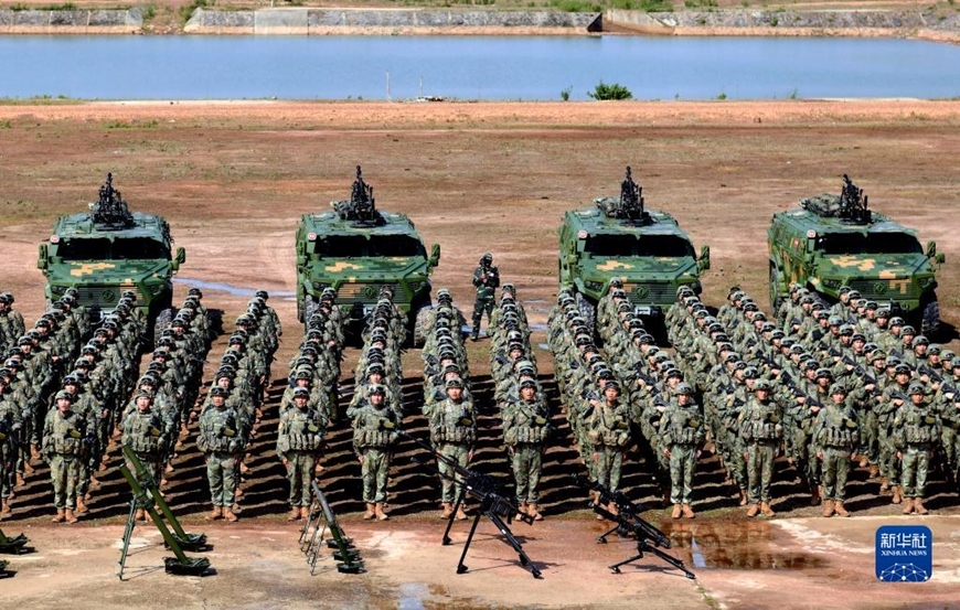 Trung Quốc tập trận ở khu vực biên giới với Myanmar